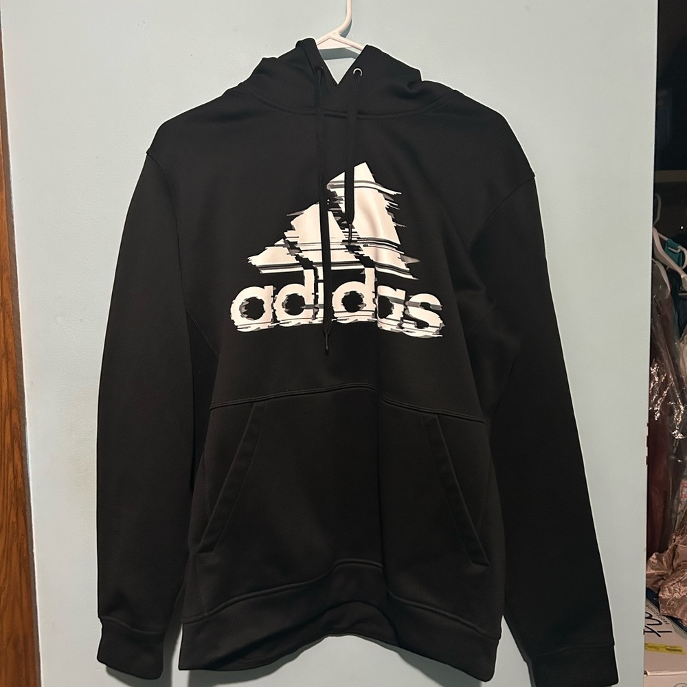 Adidas Black Sweater with Modern Logo